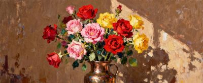 玫瑰的礼赞：陈抱一静物画中的东西方美学融合 - 今日头条