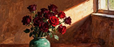 玫瑰的礼赞:陈抱一静物画中的东西方美学融合 - 今日头条 玫瑰的礼赞:陈抱一静物画中的东西方美学融合 - 图画吧TUHUABA