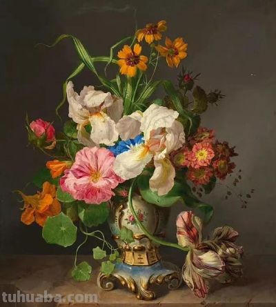 约瑟夫·劳尔笔下的静物花卉花 - 今日头条 约瑟夫·劳尔笔下的静物花卉花 - 图画吧TUHUABA