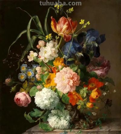 约瑟夫·劳尔笔下的静物花卉花 - 今日头条 约瑟夫·劳尔笔下的静物花卉花 - 图画吧TUHUABA