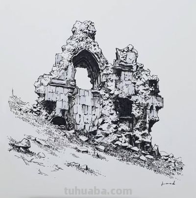 简单直观的速写建筑风景,效果满分! - 简单直观的速写建筑风景,效果满分! - 图画吧TUHUABA