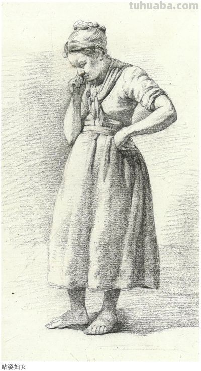 大师经典速写 131幅 - 图画吧TUHUABA