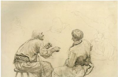 大师经典速写 131幅 - 图画吧TUHUABA