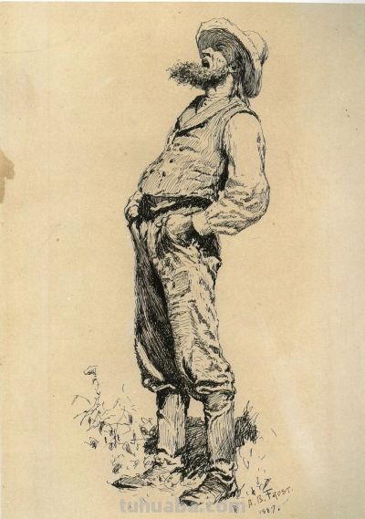 大师经典速写 131幅 - 图画吧TUHUABA