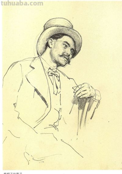 大师经典速写 131幅 - 图画吧TUHUABA
