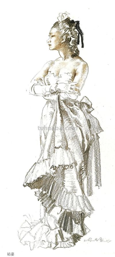 大师经典速写 131幅 - 图画吧TUHUABA