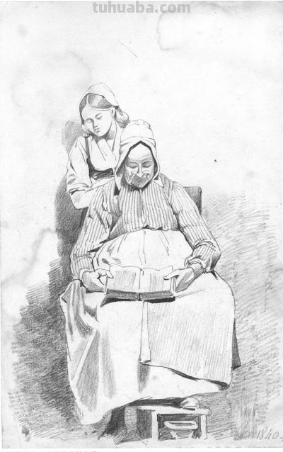 大师经典速写 131幅 - 图画吧TUHUABA