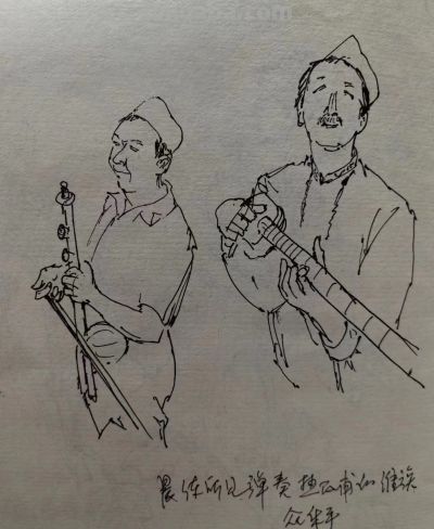 叶海京 —— 人物、花卉 速写作品欣赏 - 叶海京 —— 人物、花卉 速写作品欣赏 - 图画吧TUHUABA