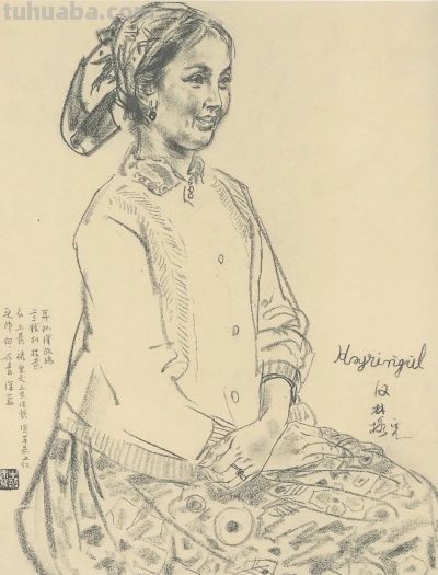 中国美术学院教授顾生岳速写作品欣赏~ - 图画吧TUHUABA