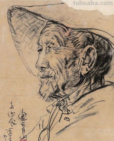 中国美术学院教授顾生岳速写作品欣赏~ - 图画吧TUHUABA