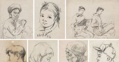 中国美术学院教授顾生岳速写作品欣赏~ - 图画吧TUHUABA