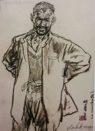 中国美术学院教授顾生岳速写作品欣赏~ - 图画吧TUHUABA