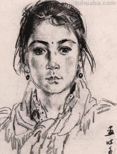 中国美术学院教授顾生岳速写作品欣赏~ - 图画吧TUHUABA