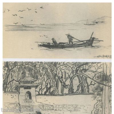 中国美术学院教授顾生岳速写作品欣赏~ - 图画吧TUHUABA