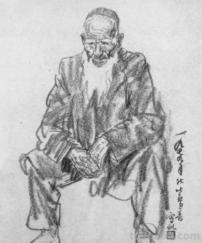 中国美术学院教授顾生岳速写作品欣赏~ - 图画吧TUHUABA