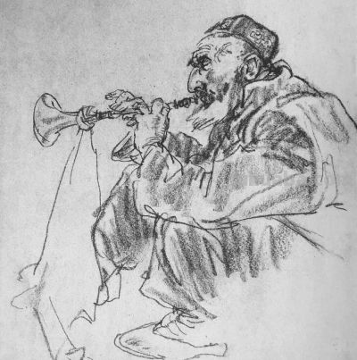 中国美术学院教授顾生岳速写作品欣赏~ - 图画吧TUHUABA