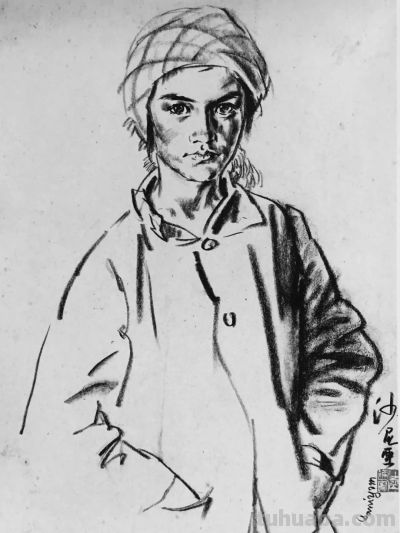 中国美术学院教授顾生岳速写作品欣赏~ - 图画吧TUHUABA