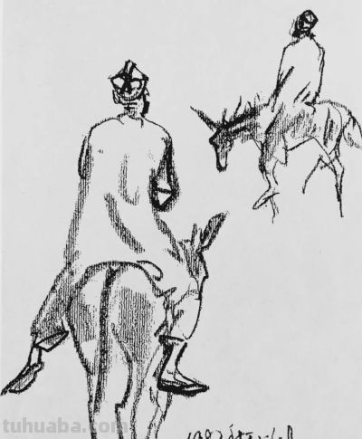 中国美术学院教授顾生岳速写作品欣赏~ - 图画吧TUHUABA