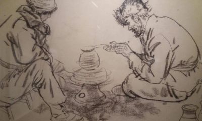 中国美术学院教授顾生岳速写作品欣赏~ - 图画吧TUHUABA