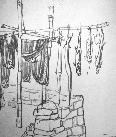 中国美术学院教授顾生岳速写作品欣赏~ - 图画吧TUHUABA