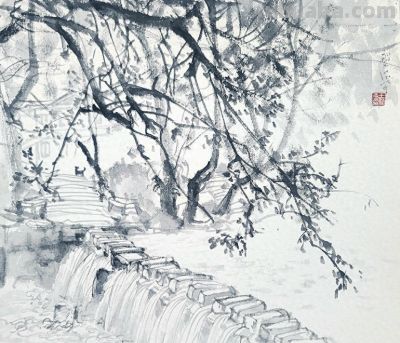 王磐德速写作品欣赏（四）：秋雨晚来急