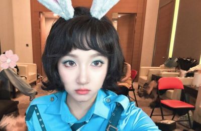 7位女明星cos兔子警官朱迪，赵丽颖陈都灵可爱，杨幂甜飒御姐 - 图画吧TUHUABA