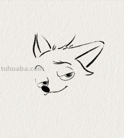 简笔画每日更新之尼克 - 图画吧TUHUABA