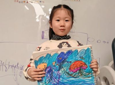 中班亲子美术--漂亮的水母 - 图画吧TUHUABA