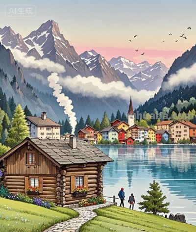 跟着插画去旅行—阿尔卑斯山的雄鹰 - 今日头条 跟着插画去旅行—阿尔卑斯山的雄鹰 - 图画吧TUHUABA