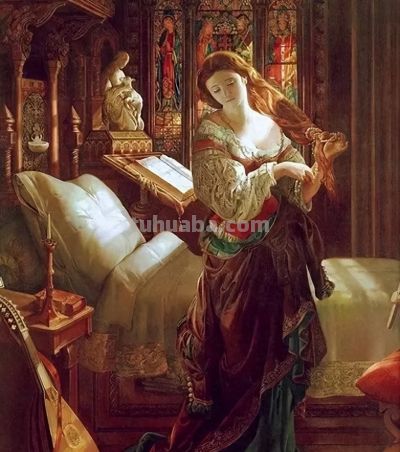 油画中的欧洲古典服饰，那种真实的质感真是让人震撼！ - 图画吧TUHUABA