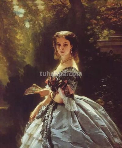 油画中的欧洲古典服饰，那种真实的质感真是让人震撼！ - 图画吧TUHUABA