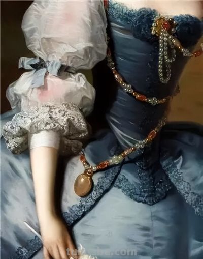 油画中的欧洲古典服饰，那种真实的质感真是让人震撼！ - 图画吧TUHUABA