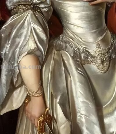 油画中的欧洲古典服饰，那种真实的质感真是让人震撼！ - 图画吧TUHUABA