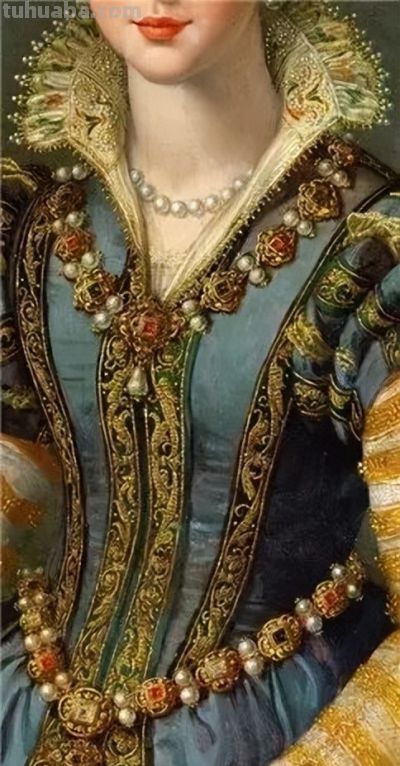 油画中的欧洲古典服饰，那种真实的质感真是让人震撼！ - 图画吧TUHUABA