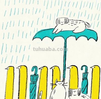 我和猫猫的生活/手绘插画欣赏 - 图画吧TUHUABA