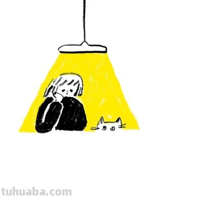 我和猫猫的生活/手绘插画欣赏 - 图画吧TUHUABA