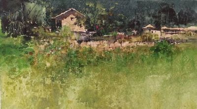 水彩画：水的渲染 - 图画吧TUHUABA