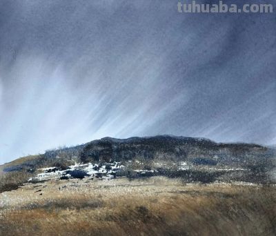 水彩画：水的渲染 - 图画吧TUHUABA