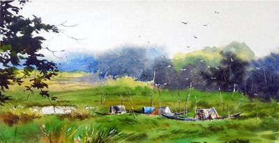 为何水彩画面通常较小？ - 今日头条