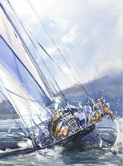 马克·巴克，延续英国水彩画的典雅传统，更融入现代插画的表现力 - 图画吧TUHUABA