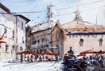 马克·巴克，延续英国水彩画的典雅传统，更融入现代插画的表现力 - 图画吧TUHUABA