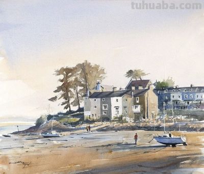 马克·巴克，延续英国水彩画的典雅传统，更融入现代插画的表现力 - 图画吧TUHUABA