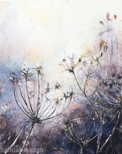 马克·巴克，延续英国水彩画的典雅传统，更融入现代插画的表现力 - 图画吧TUHUABA