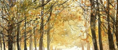 马克·巴克，延续英国水彩画的典雅传统，更融入现代插画的表现力 - 图画吧TUHUABA