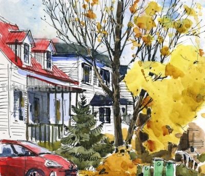 莎莉·布劳科普夫：捕捉城市脉搏的水彩诗人 - 今日头条