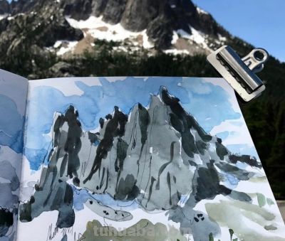 莎莉·布劳科普夫：捕捉城市脉搏的水彩诗人 - 图画吧TUHUABA