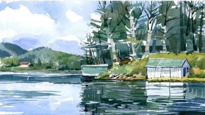 莎莉·布劳科普夫：捕捉城市脉搏的水彩诗人 - 图画吧TUHUABA