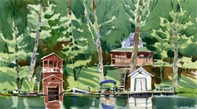 莎莉·布劳科普夫：捕捉城市脉搏的水彩诗人 - 图画吧TUHUABA