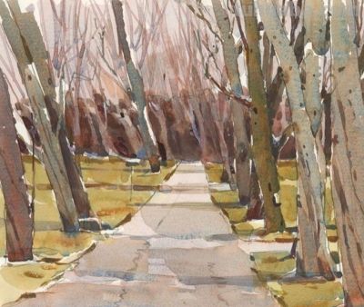 莎莉·布劳科普夫：捕捉城市脉搏的水彩诗人 - 图画吧TUHUABA