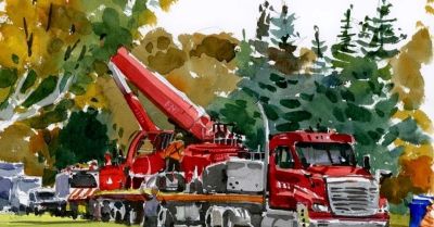 莎莉·布劳科普夫：捕捉城市脉搏的水彩诗人 - 图画吧TUHUABA